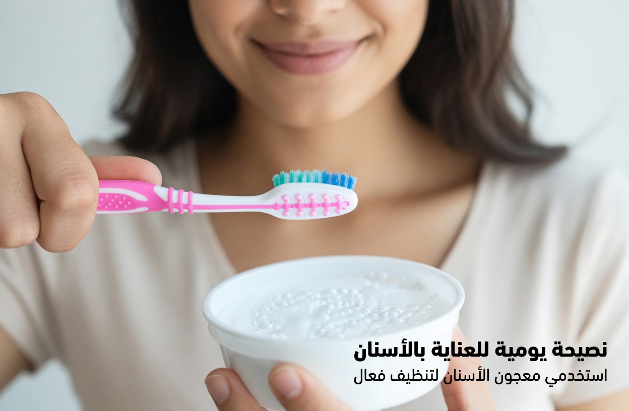 بيّض أسنانك وأنعش أنفاسك فورًا بالقوة الطبيعية للزنجبيل وبيكربونات الصوديوم