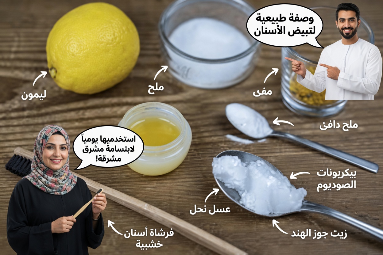 بيّض أسنانك وأنعش أنفاسك فورًا بالقوة الطبيعية للزنجبيل وبيكربونات الصوديوم