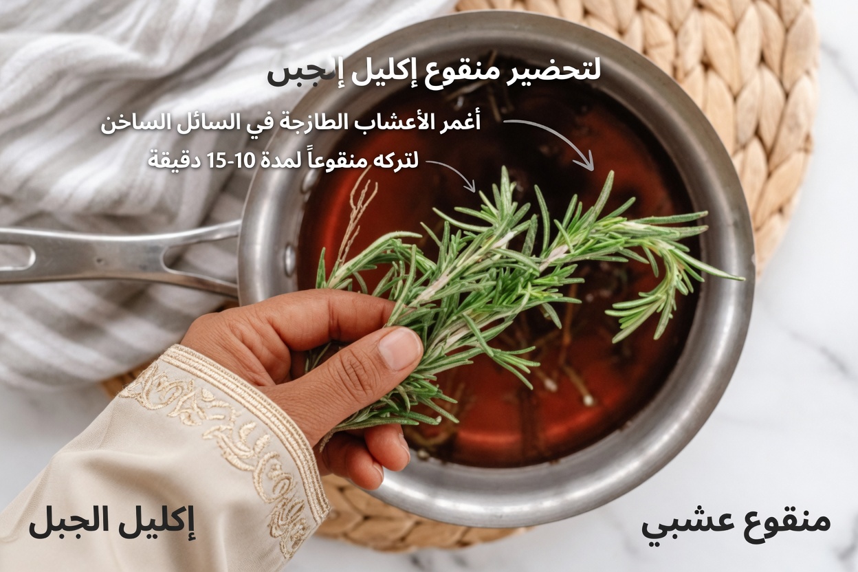 ماء إكليل الجبل للشعر: طقسك اليومي البسيط لفروة رأس أكثر انتعاشًا وشعر أكثر كثافةً في مظهره