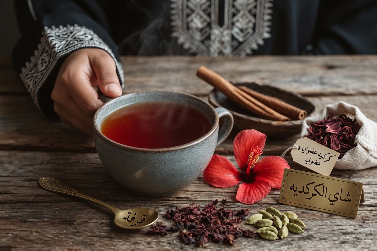 منقوع الكركديه وبذور الأفوكادو: وصفة سهلة لشاي عشبي منزلي يمكنك تحضيره في المنزل