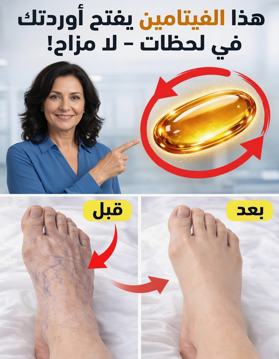 اندهش من هذا الفيتامين الذي يمكنه تحسين الدورة الدموية في الساقين والمساعدة في الحماية من الجلطات!