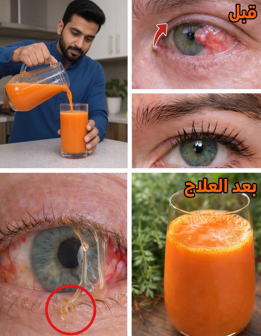 مشروب الصباح الذي يساعد على دعم صفاء العينين وتقليل الاحمرار وتعزيز صحة العين الطبيعية