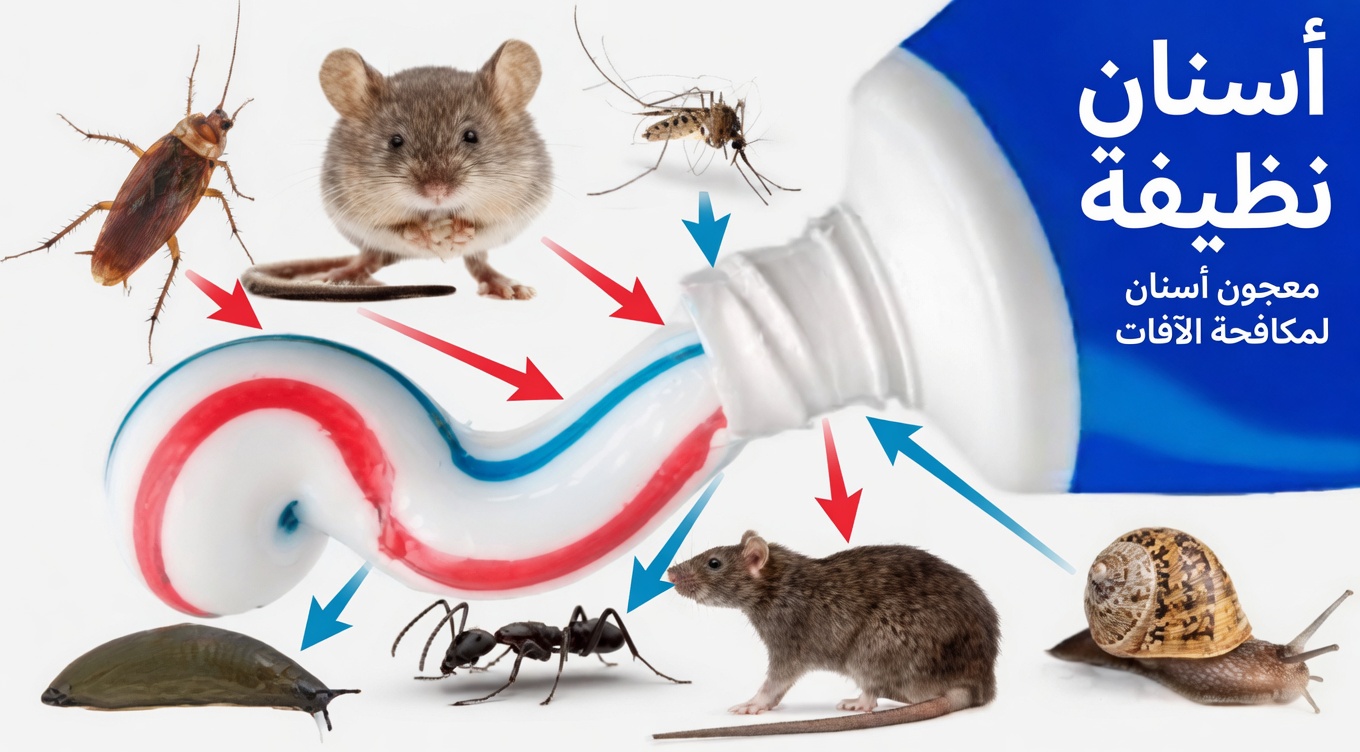 سرّ صادم يُكشف: معجون الأسنان قد يكون سلاحك النهائي ضد الفئران والصراصير والنمل!