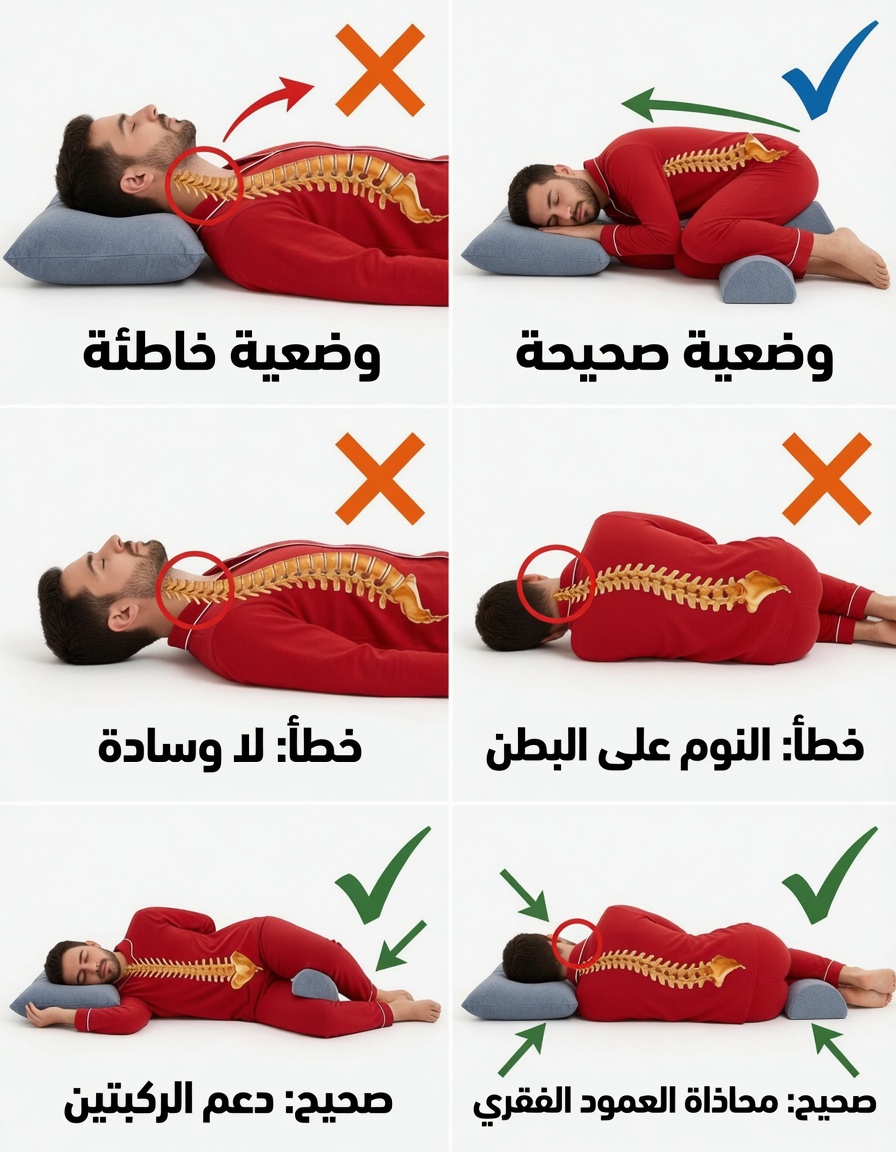 هل يعرض النوم على بطنك صحتك للخطر؟ اكتشف أوضاع نوم أكثر أمانًا لنوم أفضل