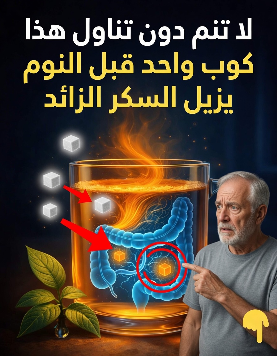 لا تذهب إلى النوم دون تناول هذا — كوب واحد قبل النوم يزيل السكر الزائد