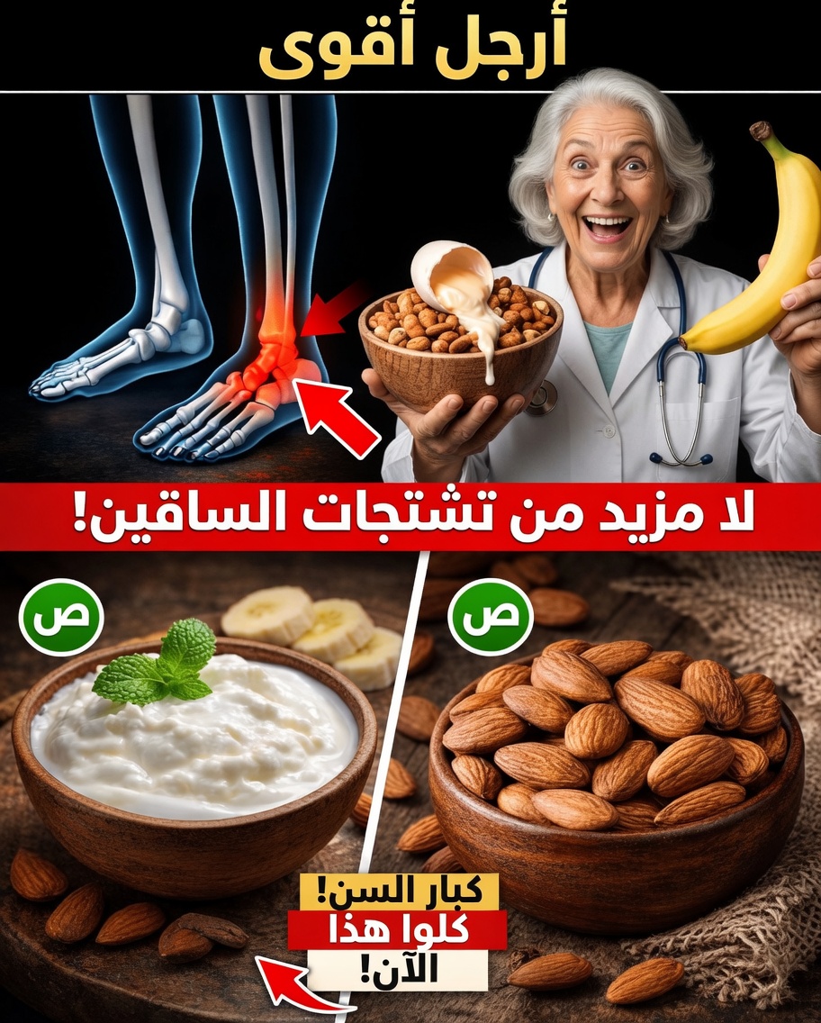 6 أطعمة يمكن أن تساعد في الوقاية من تقلصات الساق لدى كبار السن ودعم عضلات أقوى