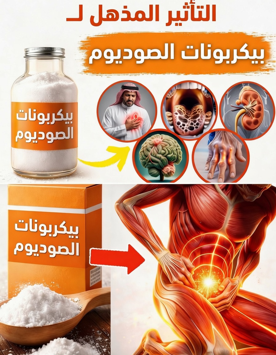 ماذا يمكن أن يحدث لجسمك عندما تشرب ماءً مع بيكربونات الصوديوم ليلاً لمدة أسبوعين؟