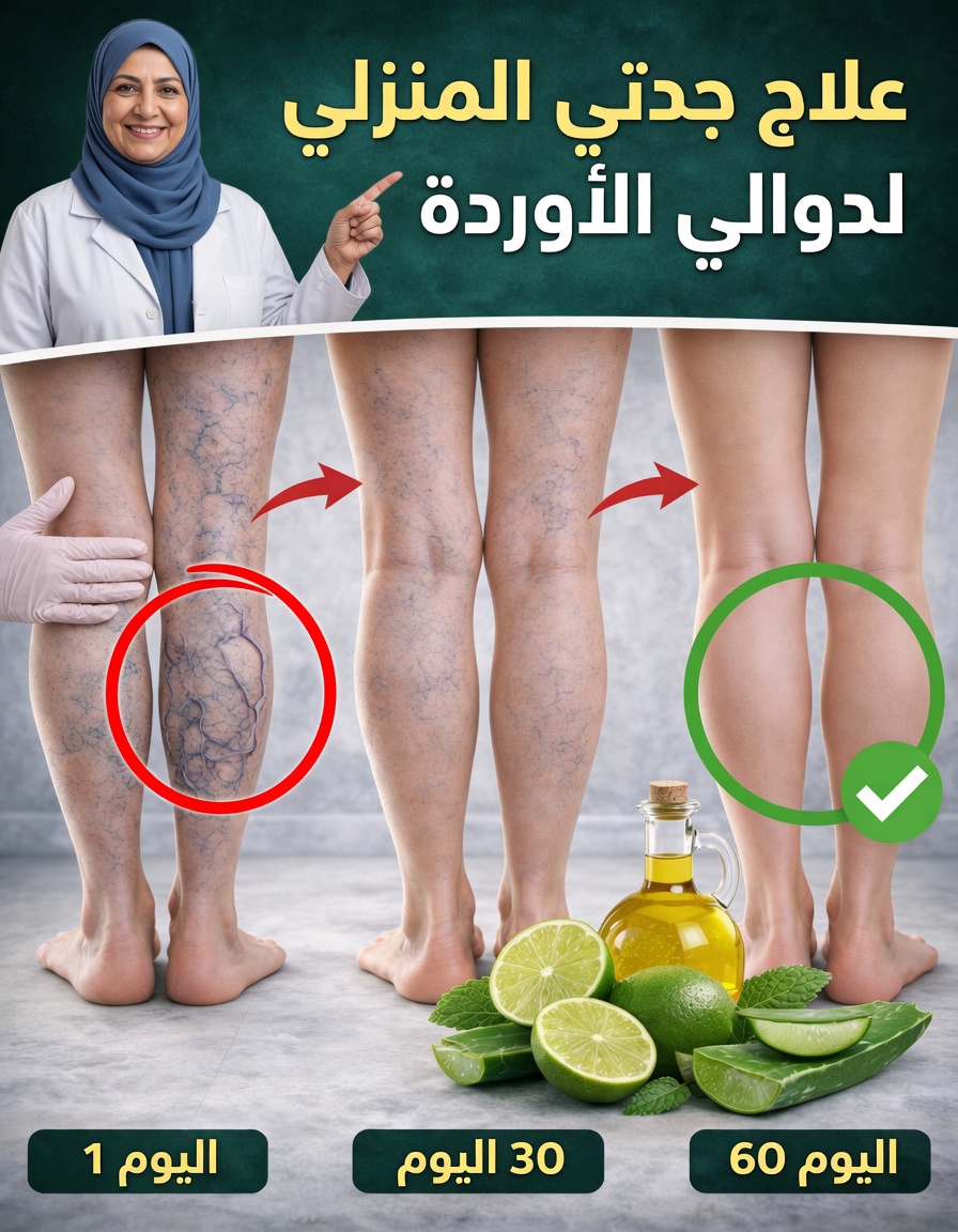 علاج طبيعي من الجدة لدوالي الساقين