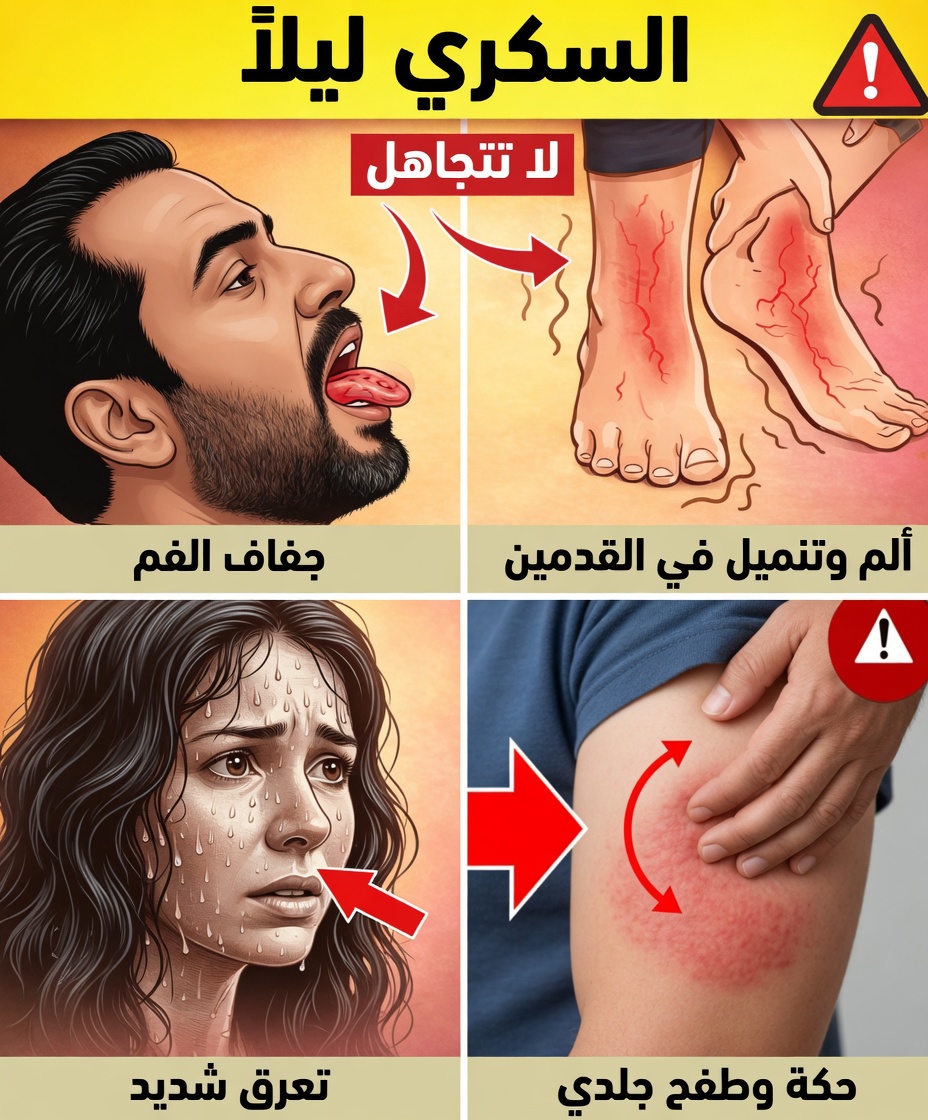 7 أعراض ليلية شائعة قد تكون مرتبطة بمخاوف بشأن السكري