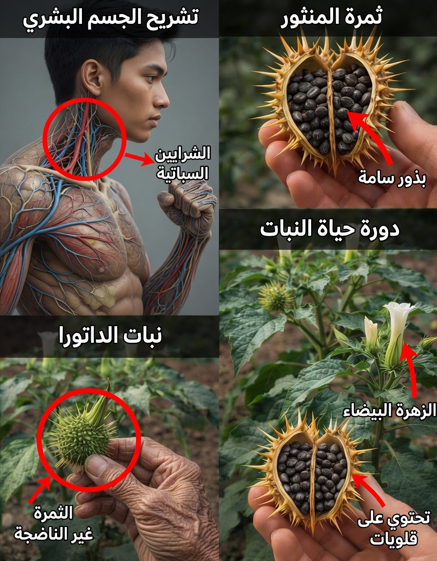 جنس الداتورا: 12 سببًا مرعبًا تجعل «بوق الملاك» هذا على بُعد لمسة واحدة من كارثة