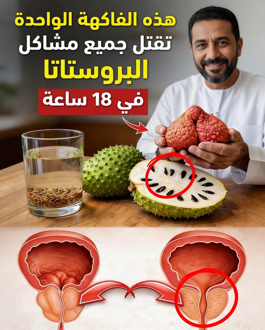 الفاكهة القوية التي تُقلِّص البروستاتا – ما لا يخبرك به أحد أبدًا!