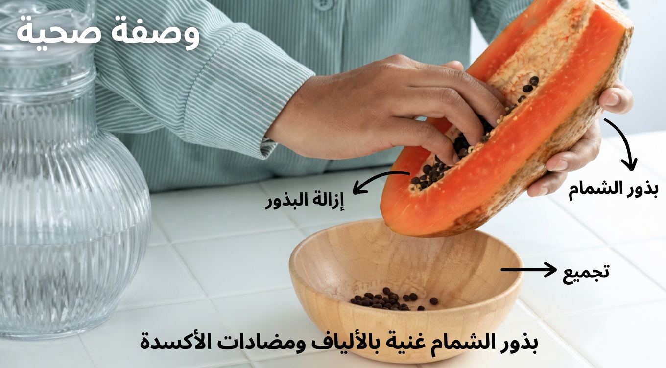 الغذاء الخارق المُهمَل في سلة فاكهتك: 14 فائدة مذهلة لبذور البابايا قد تُحوّل صحتك اليومية