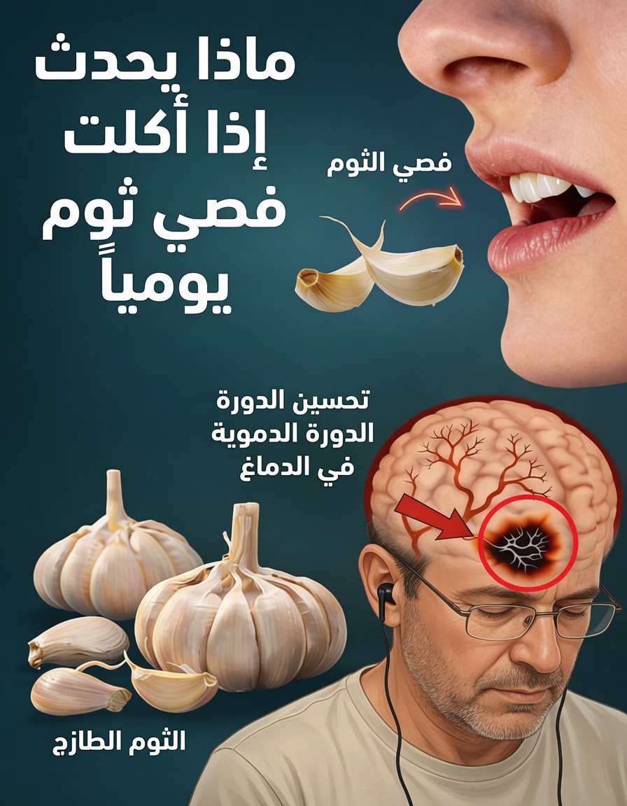 اكتشف ما يحدث لجسمك عندما تأكل فصّين من الثوم النيّئ يوميًا: فوائد مثبتة علميًا