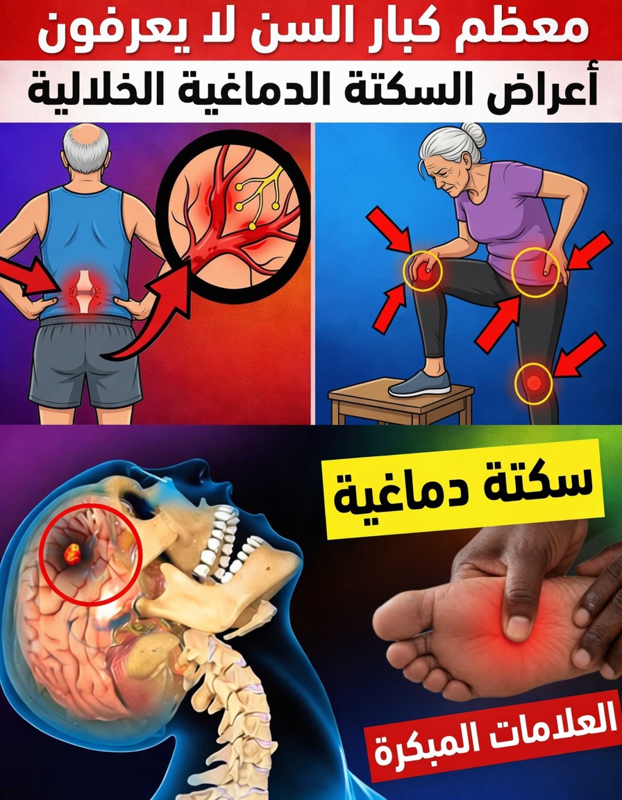 7 علامات تحذيرية للسكتة الدماغية الجوبية يتجاهلها كثيرون لدى الأشخاص فوق سن 60 (معظم الناس يفوتهم رقم 4)