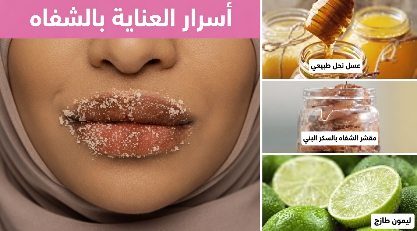 تفتيح الشفاه الداكنة وتوريدها في 3 أيام طبيعيًا: ستصبح شفاهك ناعمة وممتلئة ووردية بمكوّنين بسيطين فقط