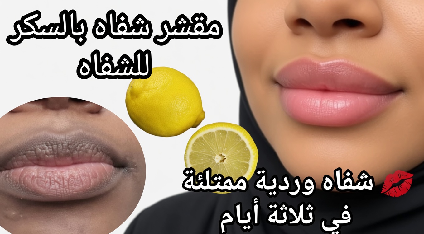 تفتيح الشفاه الداكنة وتوريدها في 3 أيام طبيعيًا: ستصبح شفاهك ناعمة وممتلئة ووردية بمكوّنين بسيطين فقط