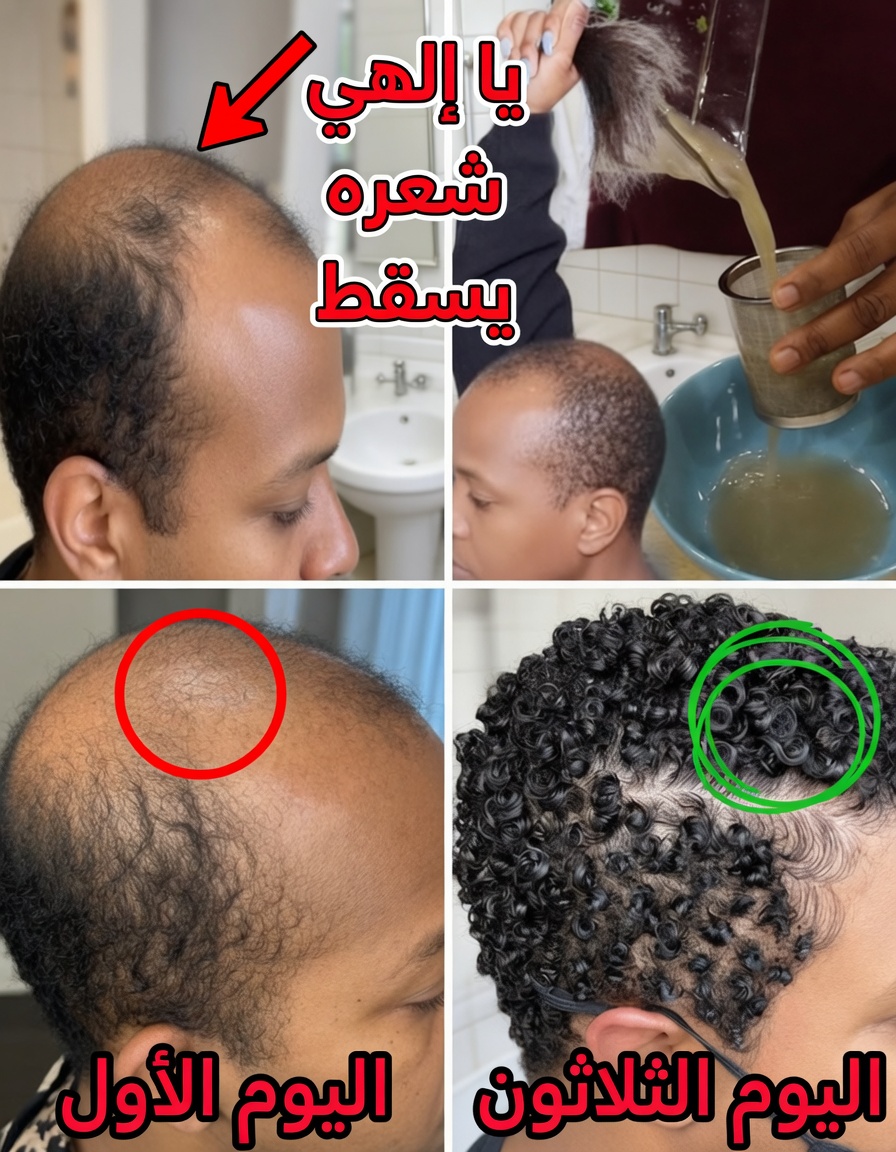 كان شعري أصلع تمامًا! حتى بدأتُ أستخدم هذا العلاج — نما شعري بجنون وبشرتي تتوهّج (قناع الأرز + الألوفيرا)