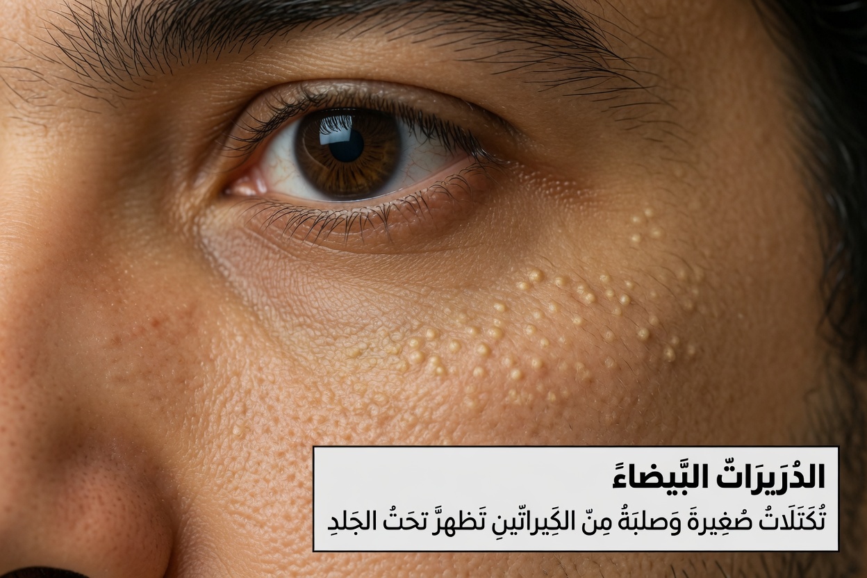 ما هي تلك النتوءات البيضاء العنيدة على وجهك؟ فهم الدُخَيْنات ونصائح لطيفة للعناية بالبشرة