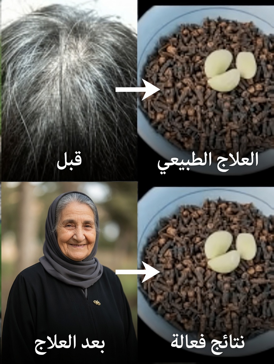 ودّع الشيب بالثوم والقرنفل: علاج طبيعي قوي