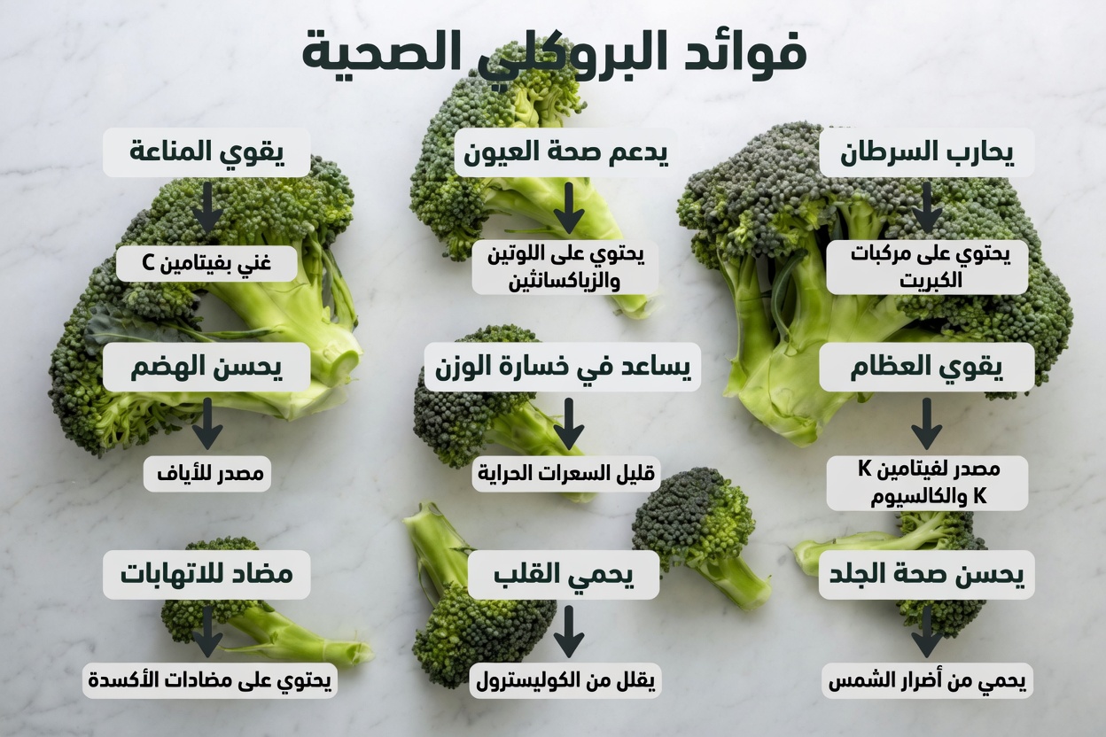 يكشف الأطباء أن البروكلي الأخضر يسبب... الحقيقة وراء الادعاء الفيروسي