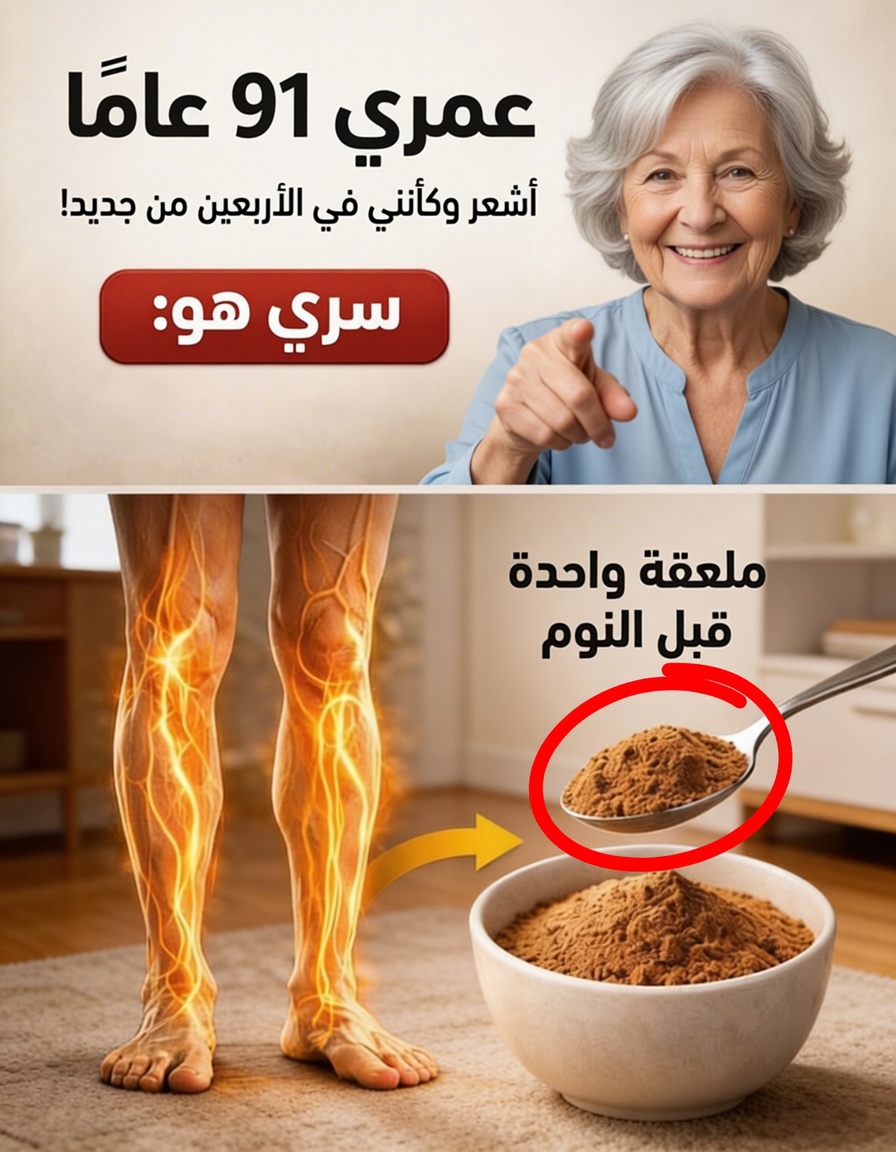 لكبار السن: تناول هذا قبل النوم للمساعدة على تعزيز تدفق الدم وتحسين الدورة الدموية في ساقيك وقدميك (حتى 24 ساعة)