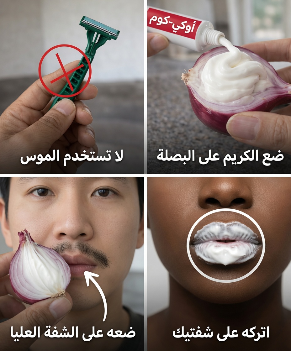 أوقفي معاناة الحلاقة: هل البصل ومعجون الأسنان هما سر إزالة الشعر الطبيعي الذي كنتِ تنتظرينه؟