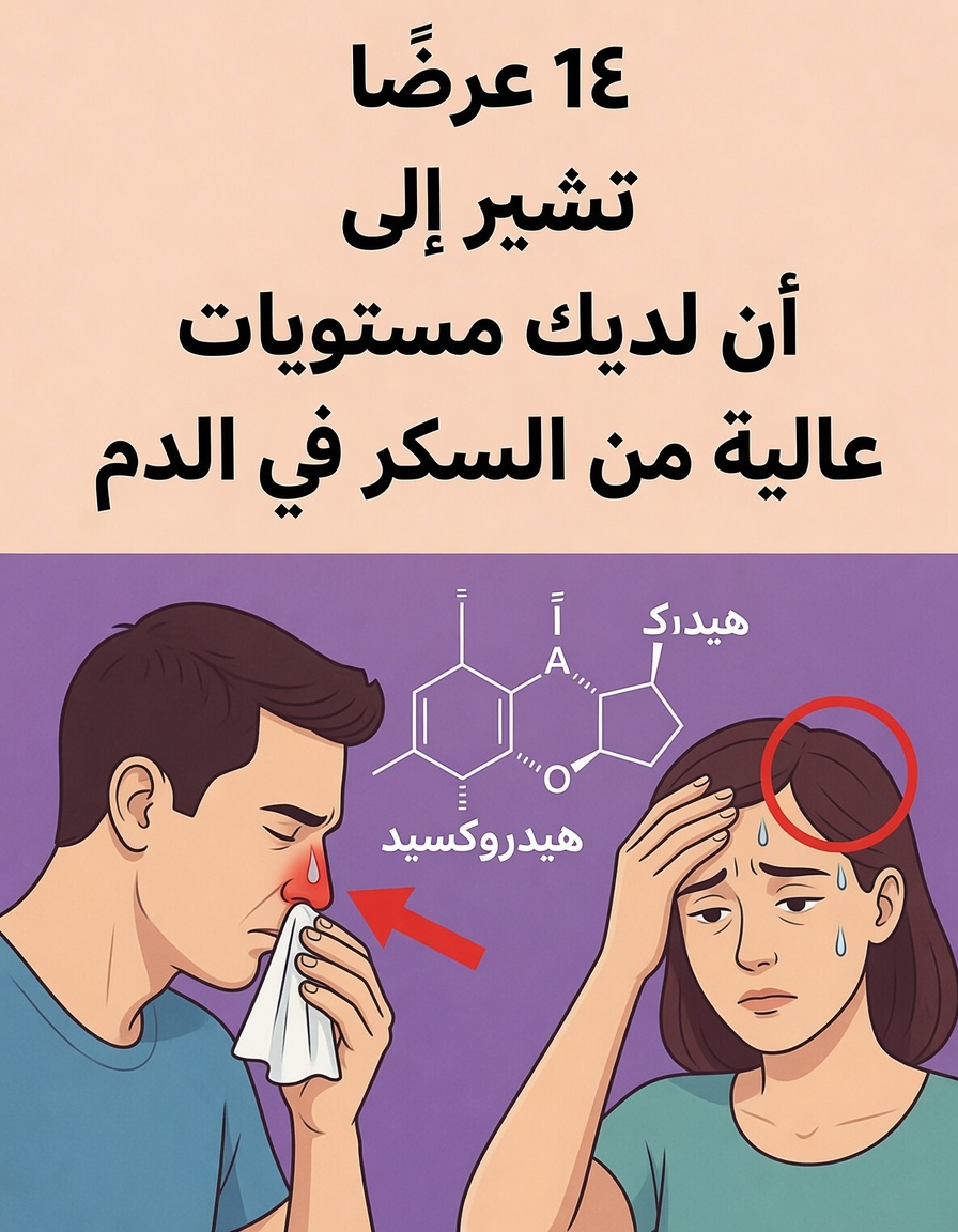 علامات تدل على أن مستوى السكر في الدم مرتفع جدًا... شاهد المزيد