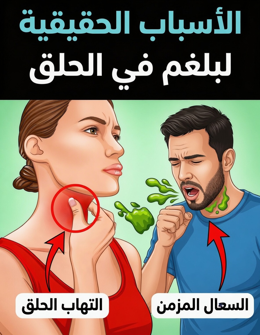 8 طرق بسيطة للتخلص من البلغم والمخاط في الحلق