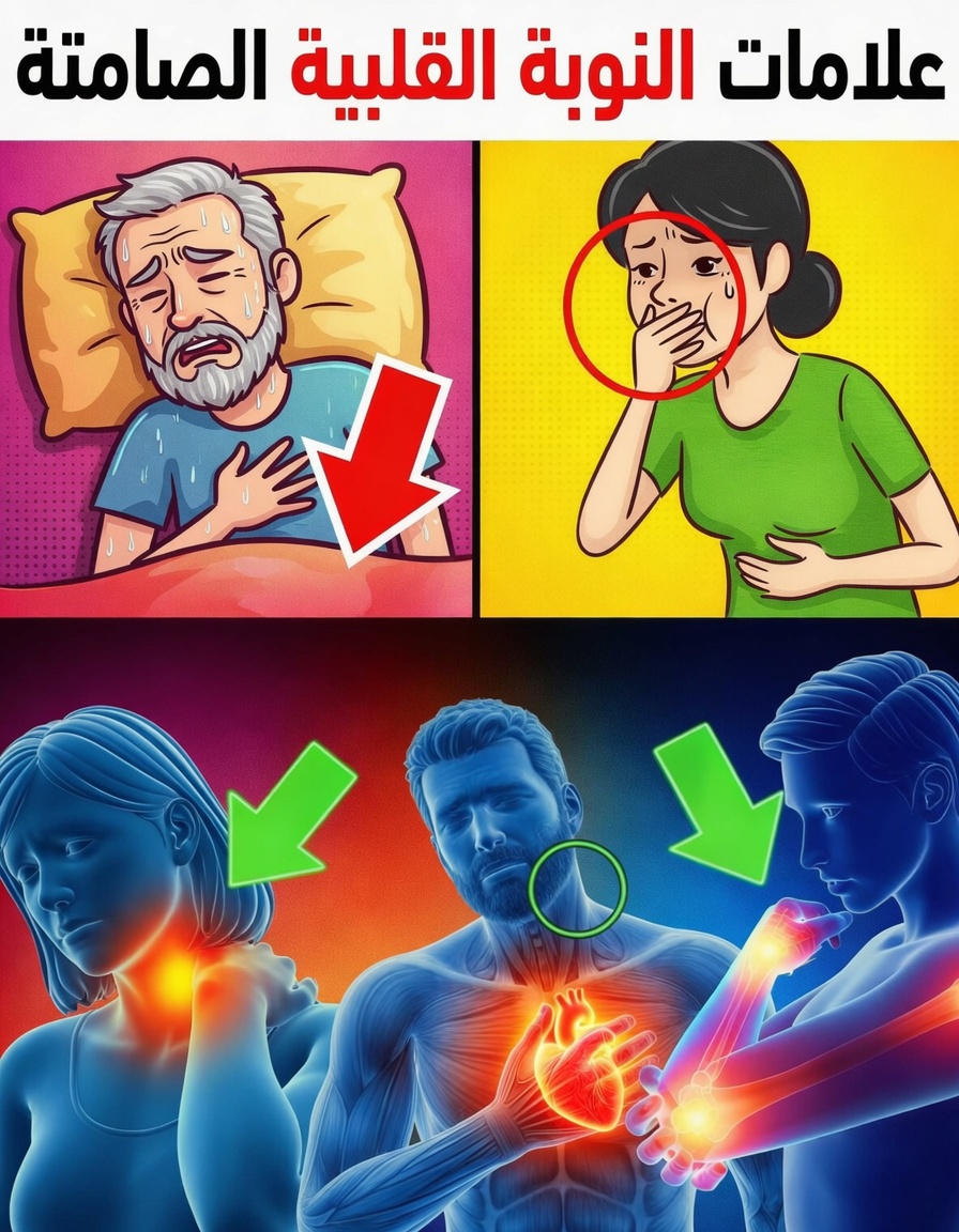 أعراض النوبة القلبية بعد سن الستين (غالبًا ما تتجاهلها يوميًا) | أعراض النوبة القلبية بعد سن الستين