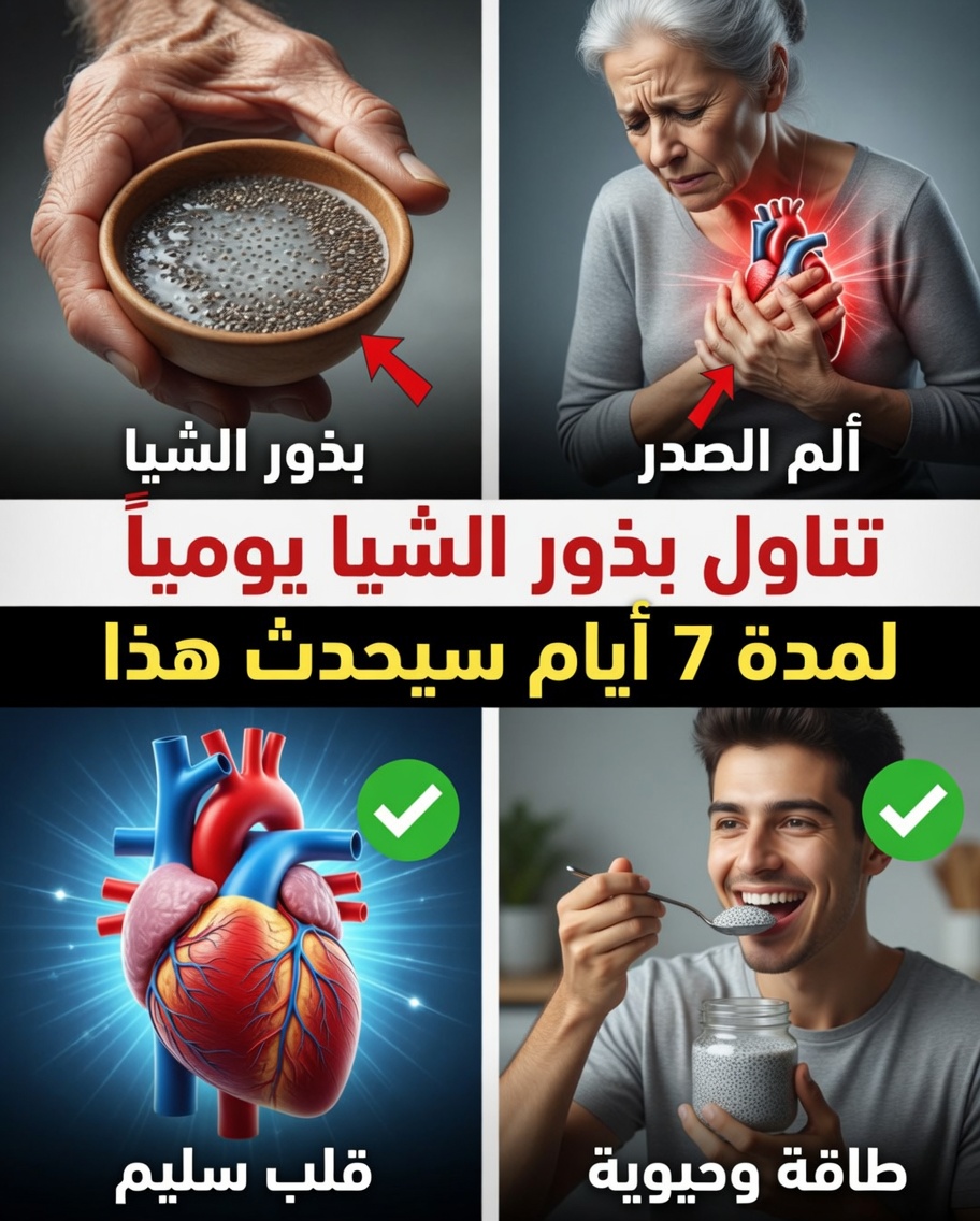 ماذا يحدث حقًا عندما تتناول بذور الشيا يوميًا لمدة 7 أيام (ليس كما يعتقد معظم الناس)