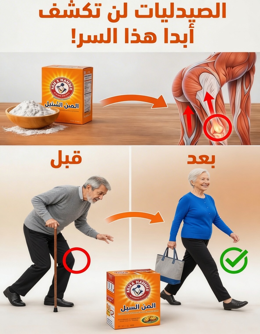 كبار السن، استخدموا صودا الخبز بهذه الطريقة وشاهدوا 13 مشكلة صحية تختفي!