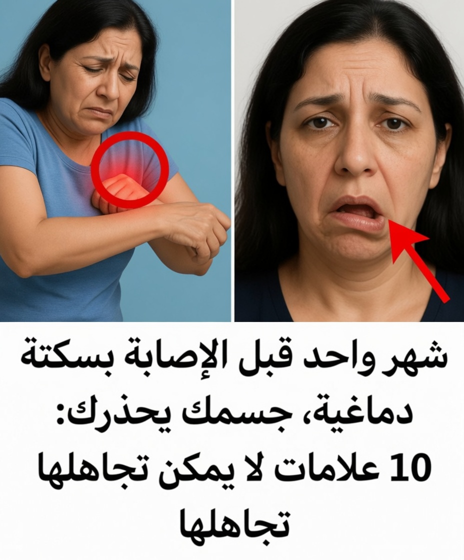 قبل شهر من السكتة الدماغية، يحذّرك جسمك: 10 علامات لا تتجاهلها