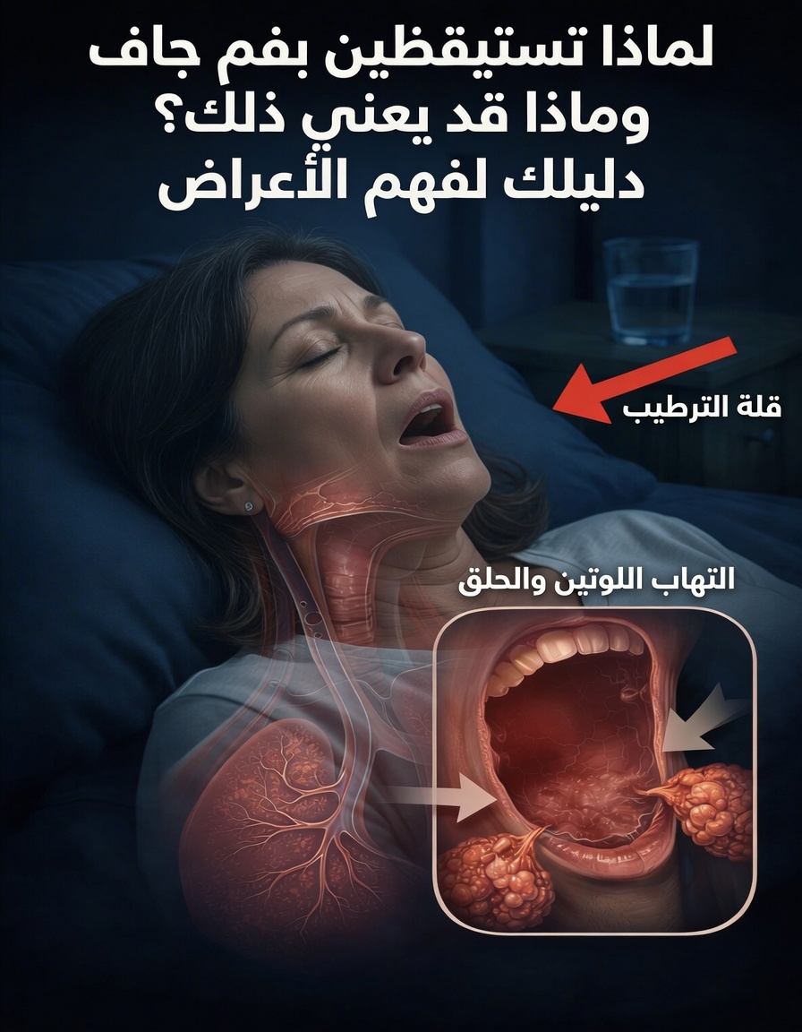 لماذا تستيقظ باستمرار وفمك جاف — وما الذي قد يخبرك به ذلك