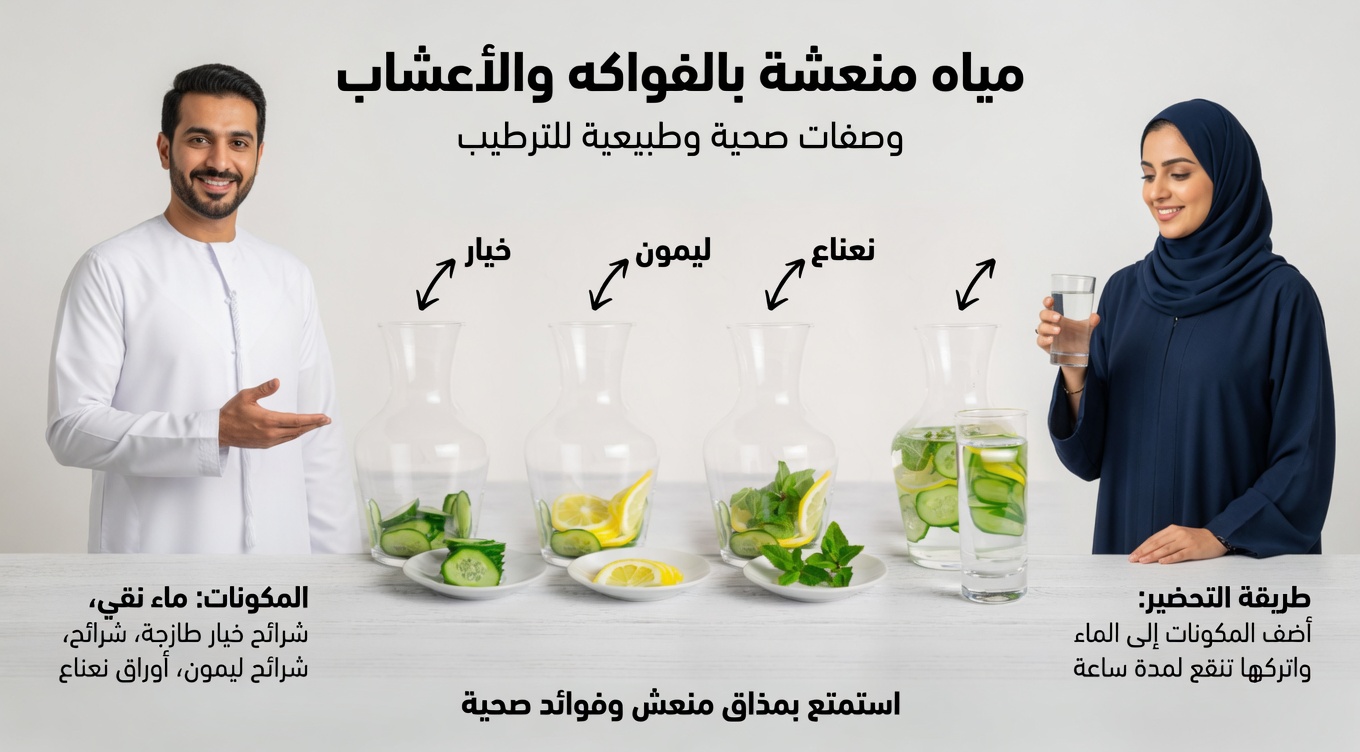 ماذا يحدث لجسمك عندما تشرب ماء ديتوكس بالخيار والليمون والزنجبيل لمدة 14 يومًا؟