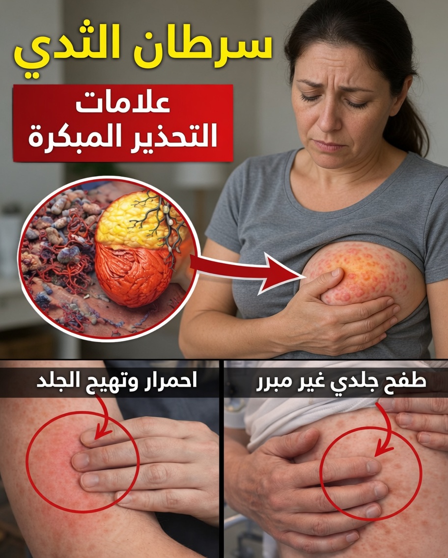 10 علامات تحذيرية لسرطان الثدي: الكشف المبكر قد ينقذ حياتك