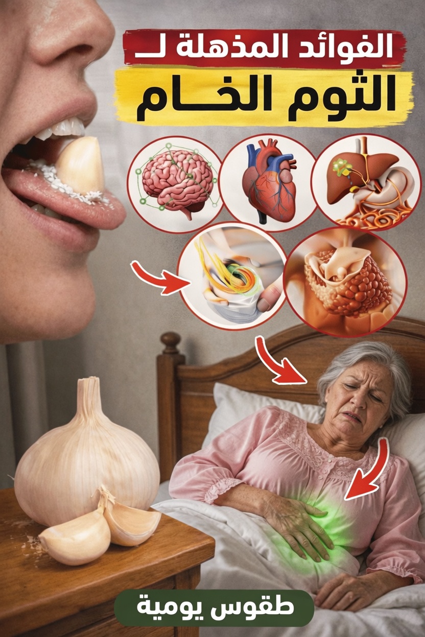 فتح أبواب العافية: ماذا يحدث عندما تأكل فصّين من الثوم النيّئ يوميًا