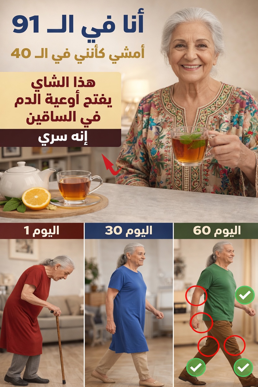 اشرب هذه الأنواع الثلاثة من الشاي لإعادة بناء العضلات والمشي بقوة من جديد