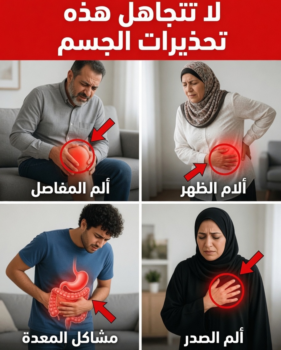 ٧ علامات صامتة في الجسم قد تُنذر بمرض خطير: ما الذي يجب أن تعرفه