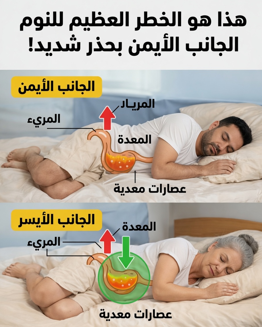 هل يمكن أن يؤدي النوم على جانبك الأيمن بهدوء إلى إفساد راحتك؟