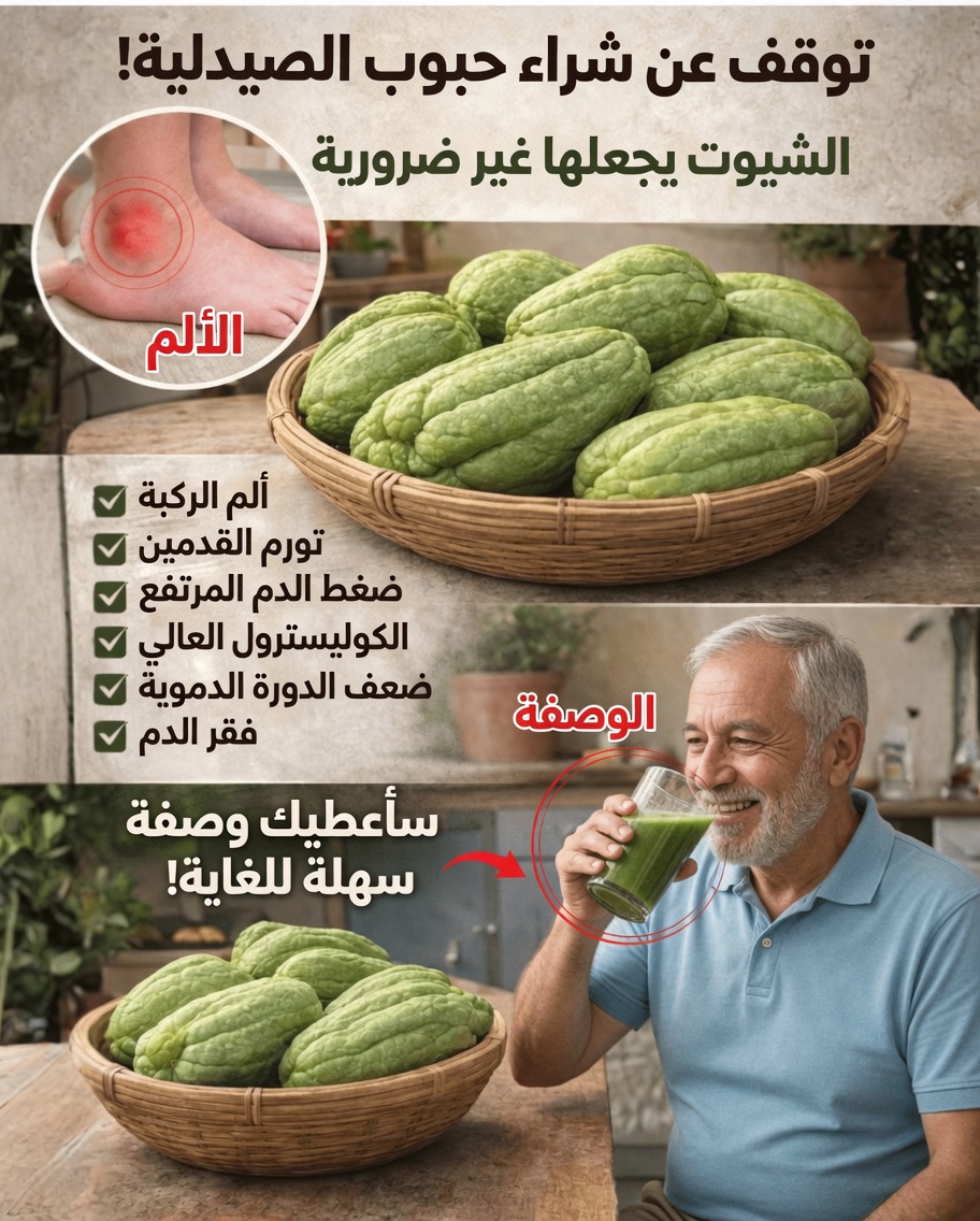 الشايوتي لكبار السن: هل هي الخضار المُهملة التي تدعم راحة القلب والمفاصل؟