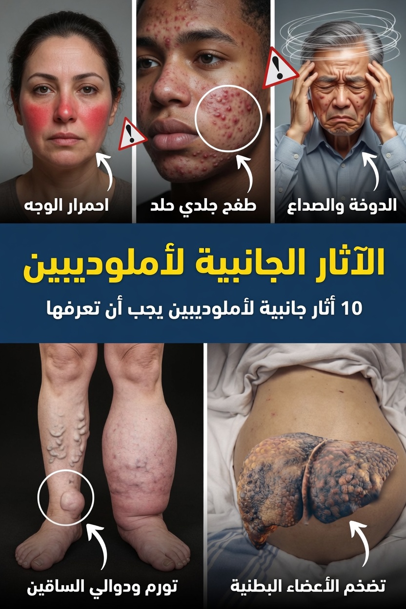 تحذير من الأملوديبين لكبار السن: 12 أثرًا جانبيًا خفيًا يفوتها كثيرون