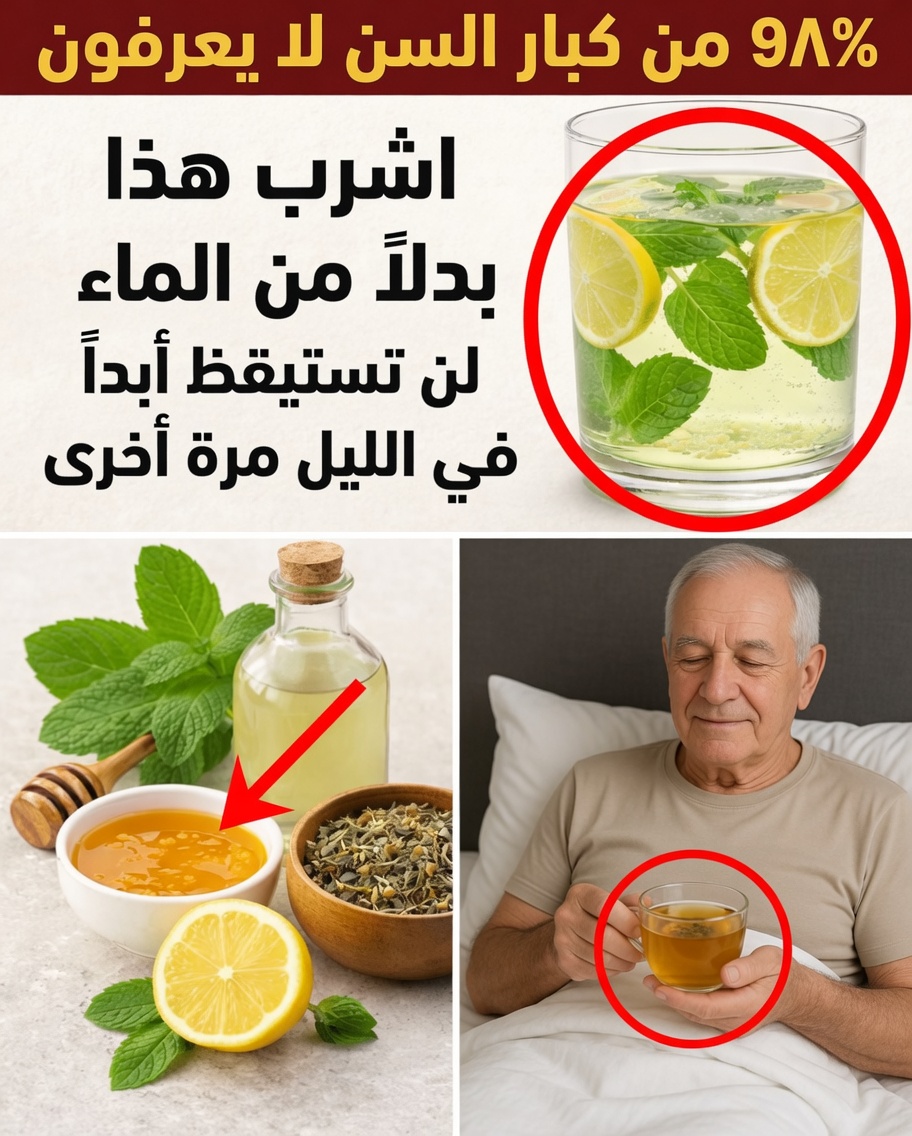 هل تجاوزت الستين وتستيقظ كثيرًا أثناء الليل؟ مشروبات طبيعية قبل النوم قد تساعد على نوم أعمق