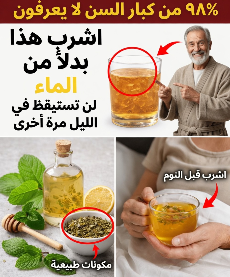 هل تجاوزتَ الستين وتستيقظ ليلًا؟ اكتشف مشروبات قبل النوم قد تساعد على تعزيز نوم أعمق وأكثر راحة بشكل طبيعي