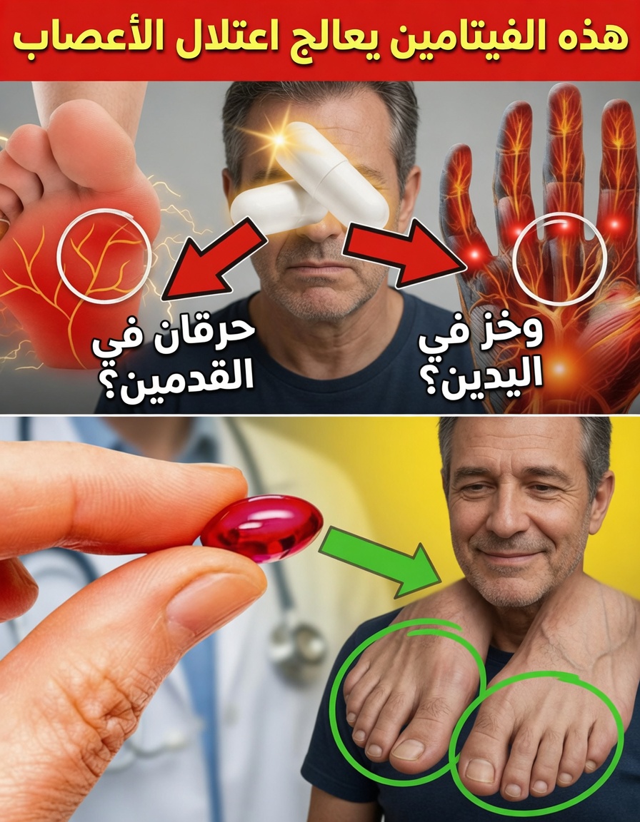 أفضل فيتامين لتخفيف الاعتلال العصبي: طرق طبيعية لدعم صحة الأعصاب وتخفيف الانزعاج