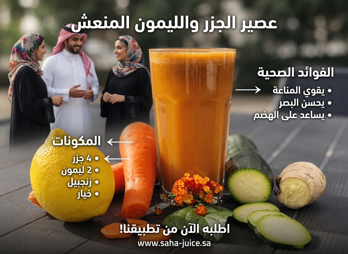 عصير الزنجبيل والليمون والجزر لصحة العينين: طقس صباحي من 3 مكونات ينقذ آلاف العيون (ستتمنى لو بدأت بالأمس)