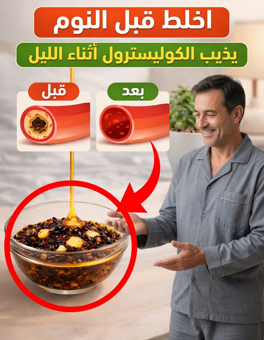 اخلط هذه الأشياء الثلاثة اليومية قبل النوم – شاهد شرايينك تلين أثناء نومك