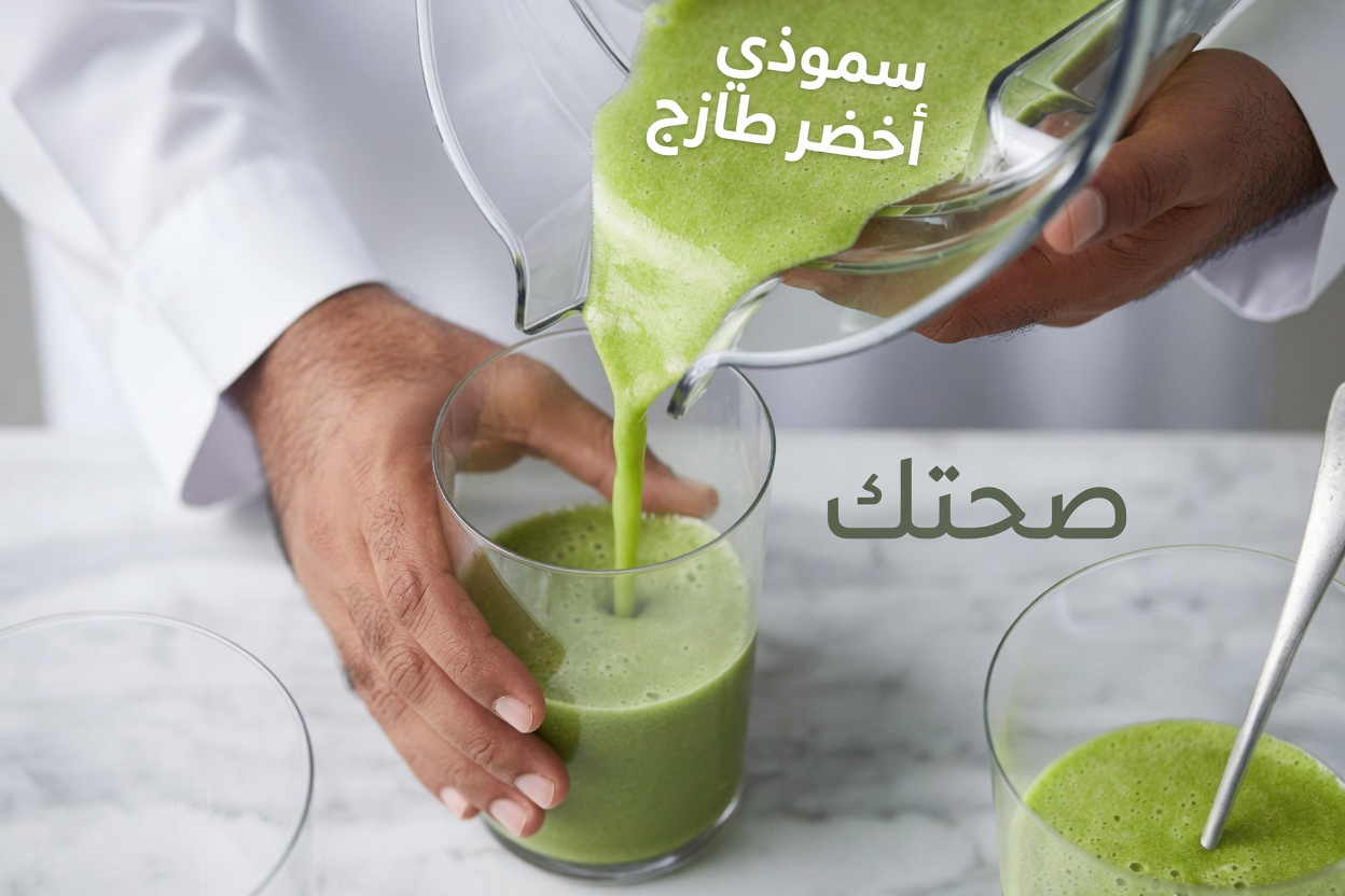 سموثي البقدونس والليمون والكرنب الأجعد: مشروب صباحي في 60 ثانية قد يدعم إزالة السموم وصفاء البشرة وصحة الكلى