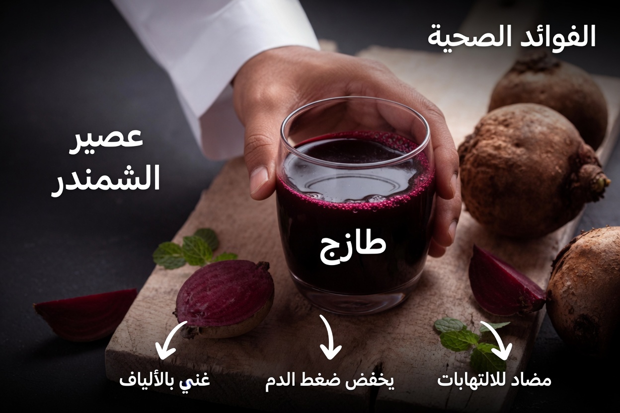 عصير الشمندر والليمون القوي: حليفك الطبيعي ضد ارتفاع ضغط الدم – التخلص من السموم وخفض ضغط الدم بشكل طبيعي