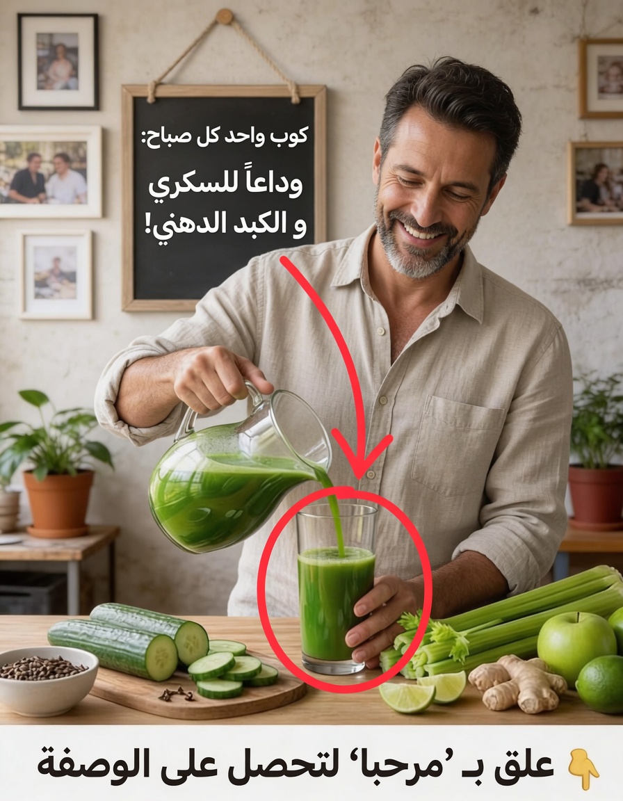ماء أخضر على طريقة السوق قد يدعم سكر الدم والدورة الدموية وصحة الجهاز الهضمي