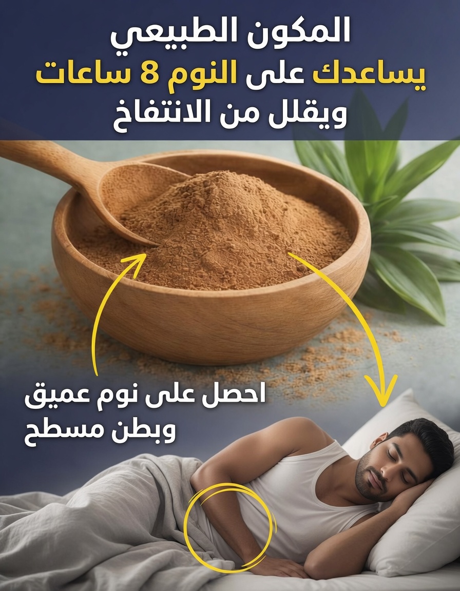 المكوّن الطبيعي الذي يساعدك على النوم 8 ساعات متواصلة وتقليل الانتفاخ